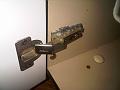 Mold on the kitchen cabinet doors